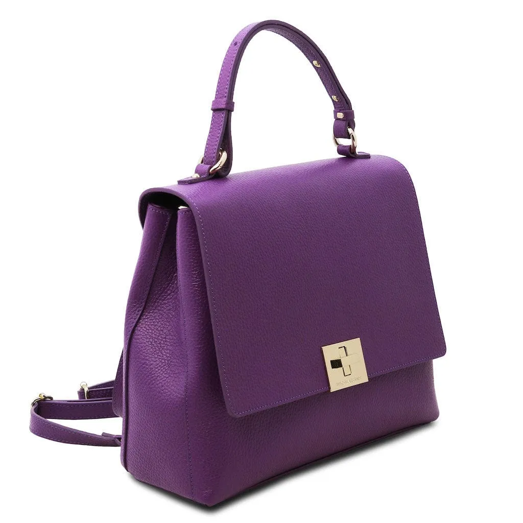 Silene - Leather 3-in-1 convertible backpack / shoulder bag / handbag | TL142152