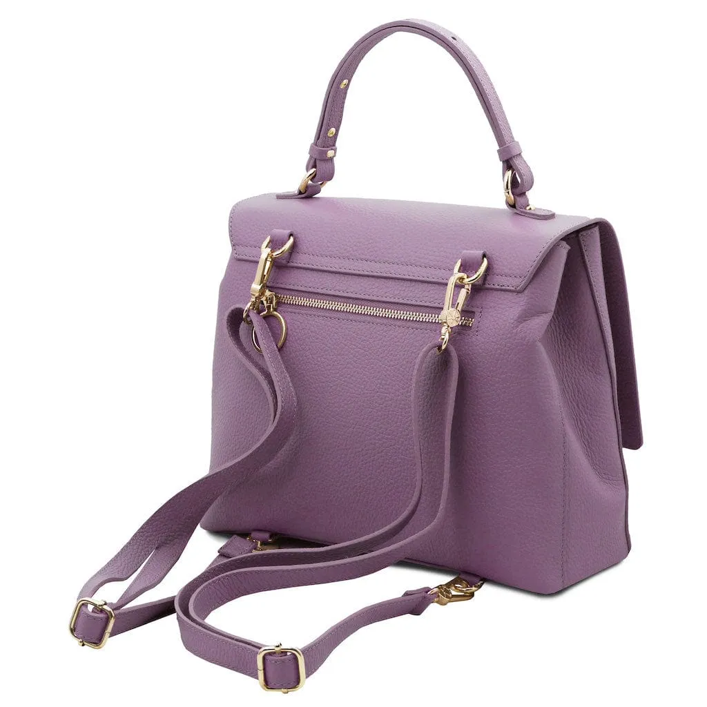 Silene - Leather 3-in-1 convertible backpack / shoulder bag / handbag | TL142152
