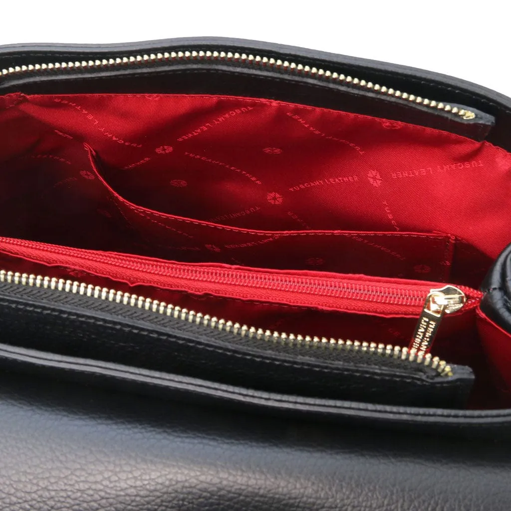 Silene - Leather 3-in-1 convertible backpack / shoulder bag / handbag | TL142152