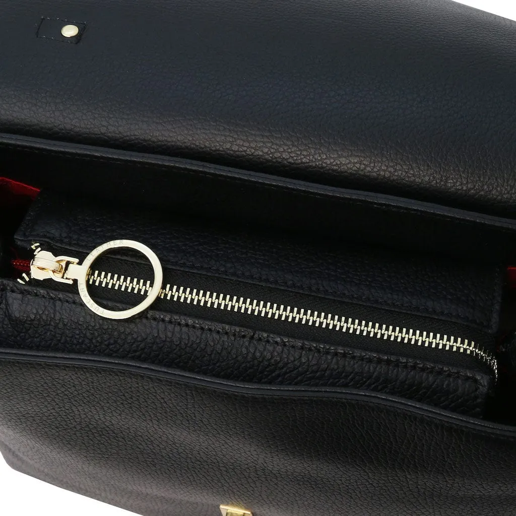 Silene - Leather 3-in-1 convertible backpack / shoulder bag / handbag | TL142152
