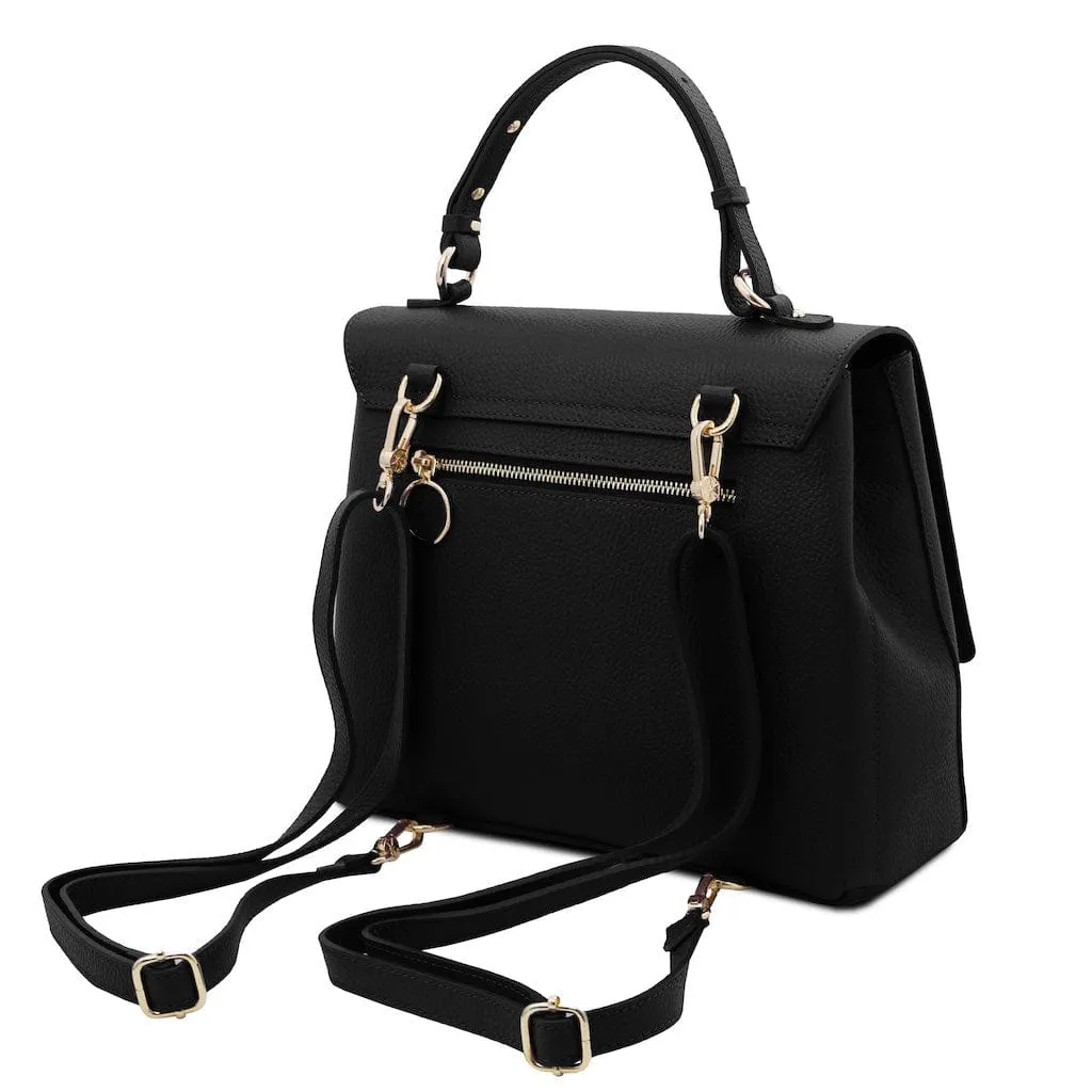 Silene - Leather 3-in-1 convertible backpack / shoulder bag / handbag | TL142152