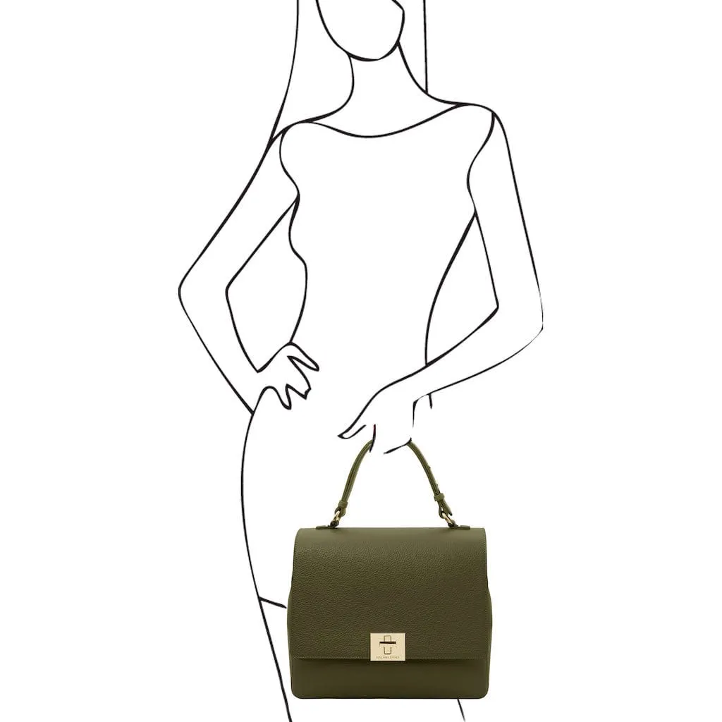 Silene - Leather 3-in-1 convertible backpack / shoulder bag / handbag | TL142152