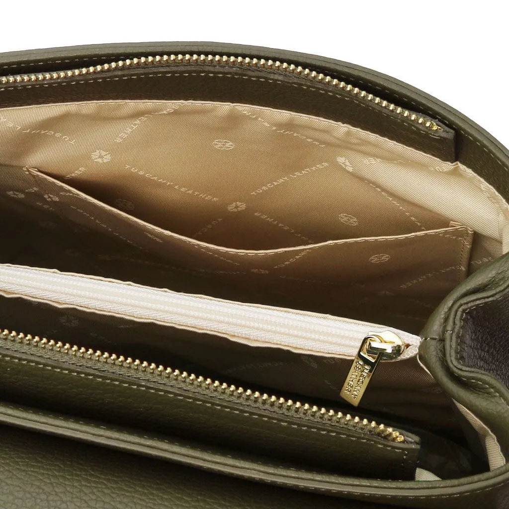 Silene - Leather 3-in-1 convertible backpack / shoulder bag / handbag | TL142152