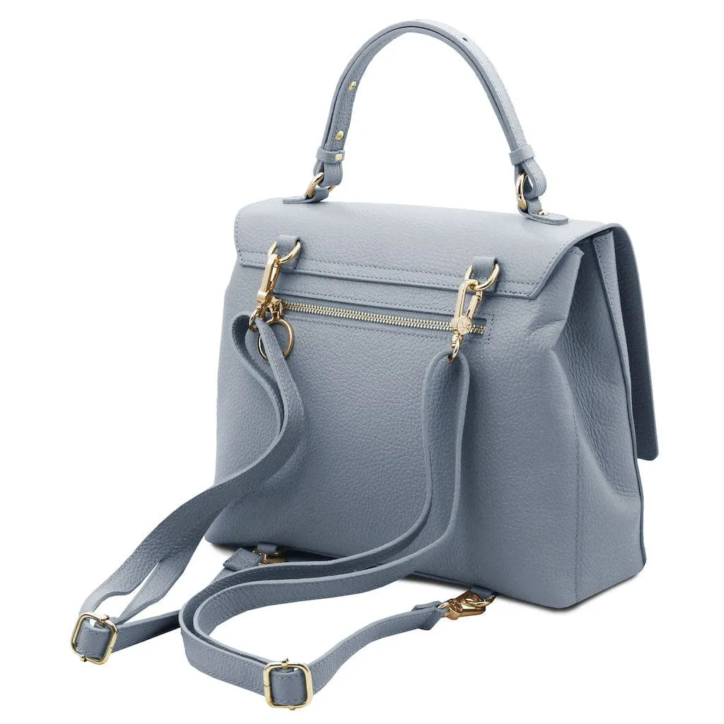 Silene - Leather 3-in-1 convertible backpack / shoulder bag / handbag | TL142152