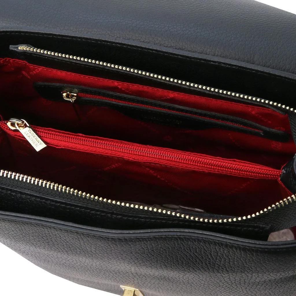 Silene - Leather 3-in-1 convertible backpack / shoulder bag / handbag | TL142152