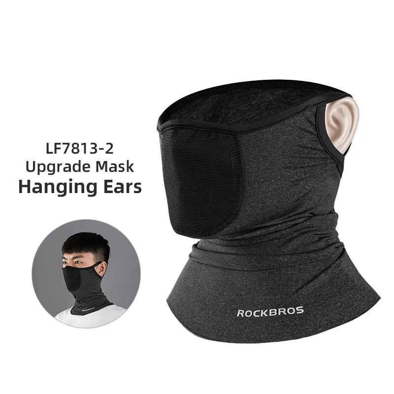 Summer Ice Silk Cycling Face Mask Anti-UV Anti-sweat Breathable Running Bandana Sun Protection Sports Scarf Face Mask