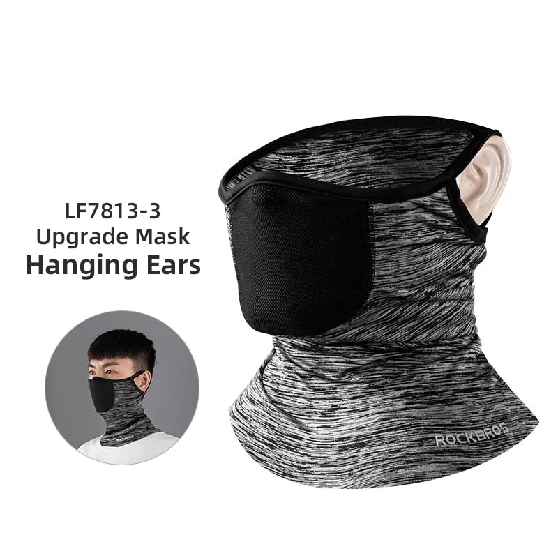 Summer Ice Silk Cycling Face Mask Anti-UV Anti-sweat Breathable Running Bandana Sun Protection Sports Scarf Face Mask