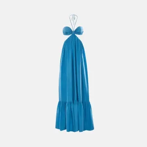 Therielle – Subtle sapphire – Halter dress