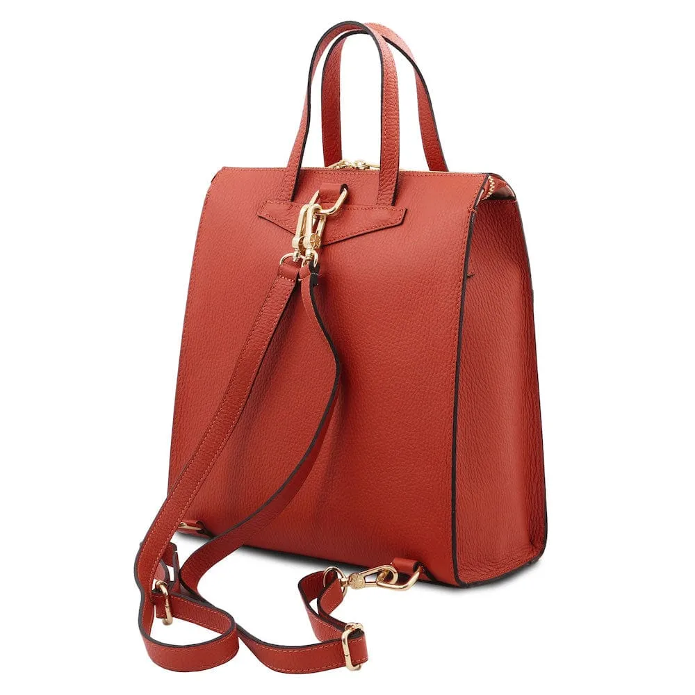TL Bag - Italian Leather Convertible Backpack | TL142211
