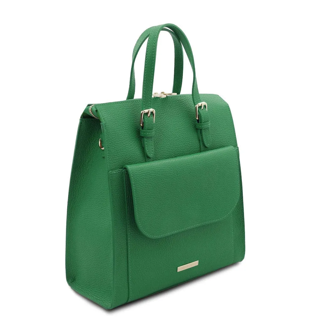 TL Bag - Italian Leather Convertible Backpack | TL142211