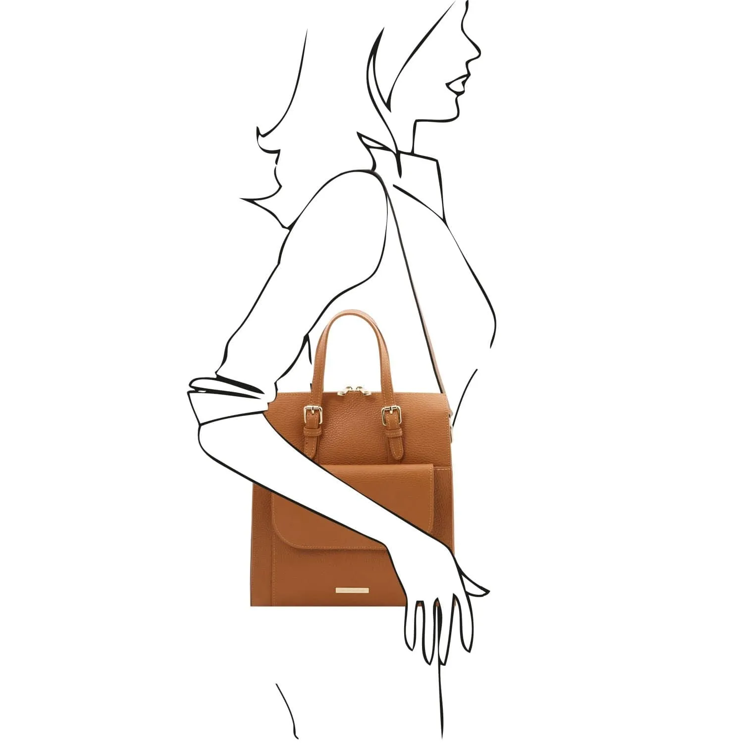 TL Bag - Italian Leather Convertible Backpack | TL142211