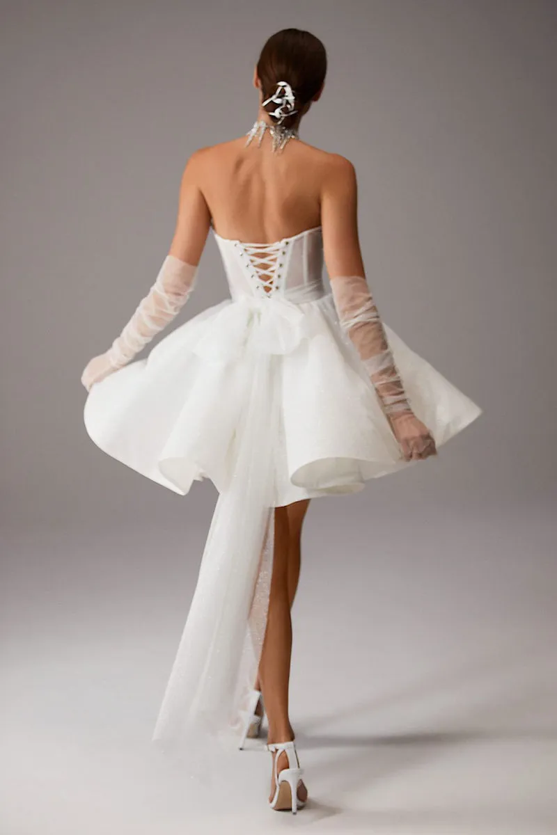 Truly Sensational Graceful Strapless Mini Dress