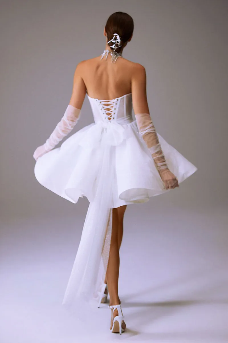 Truly Sensational Graceful Strapless Mini Dress