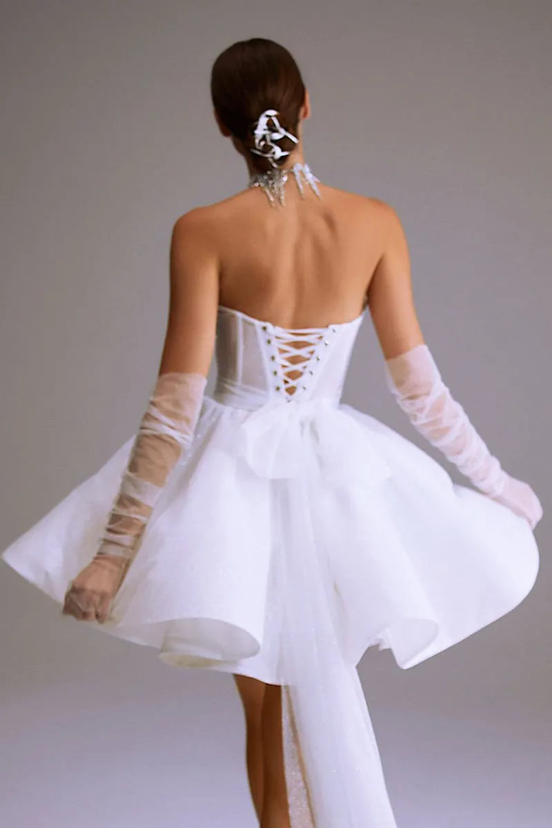 Truly Sensational Graceful Strapless Mini Dress