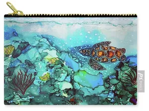 Under The Sea -Turtle Carry-All Pouch