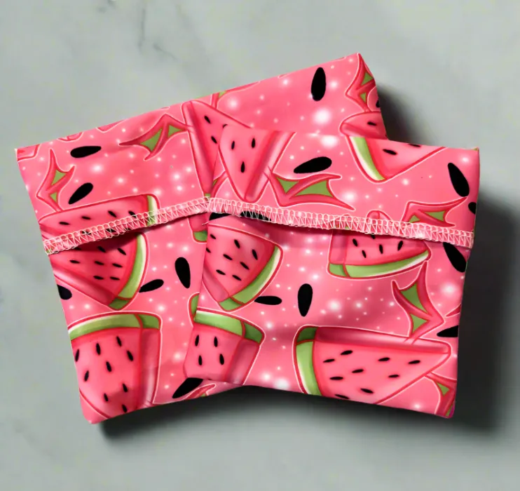 Watermelon Bats - Pad Wrappers - Convenient Cloth Pad Management