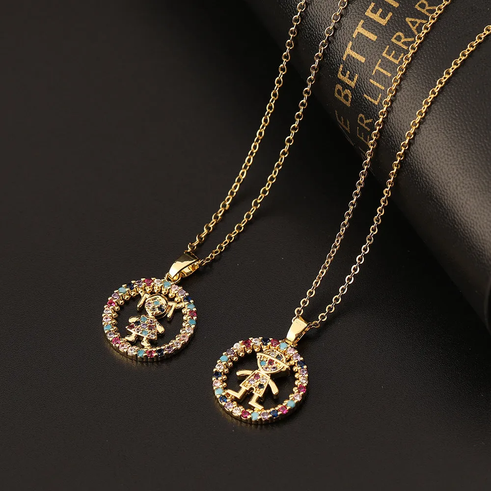 Wholesale Colorful Boys & Girls Pendants Necklaces