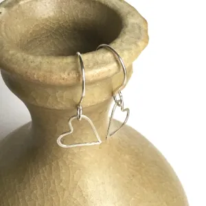 Wire Heart Earrings