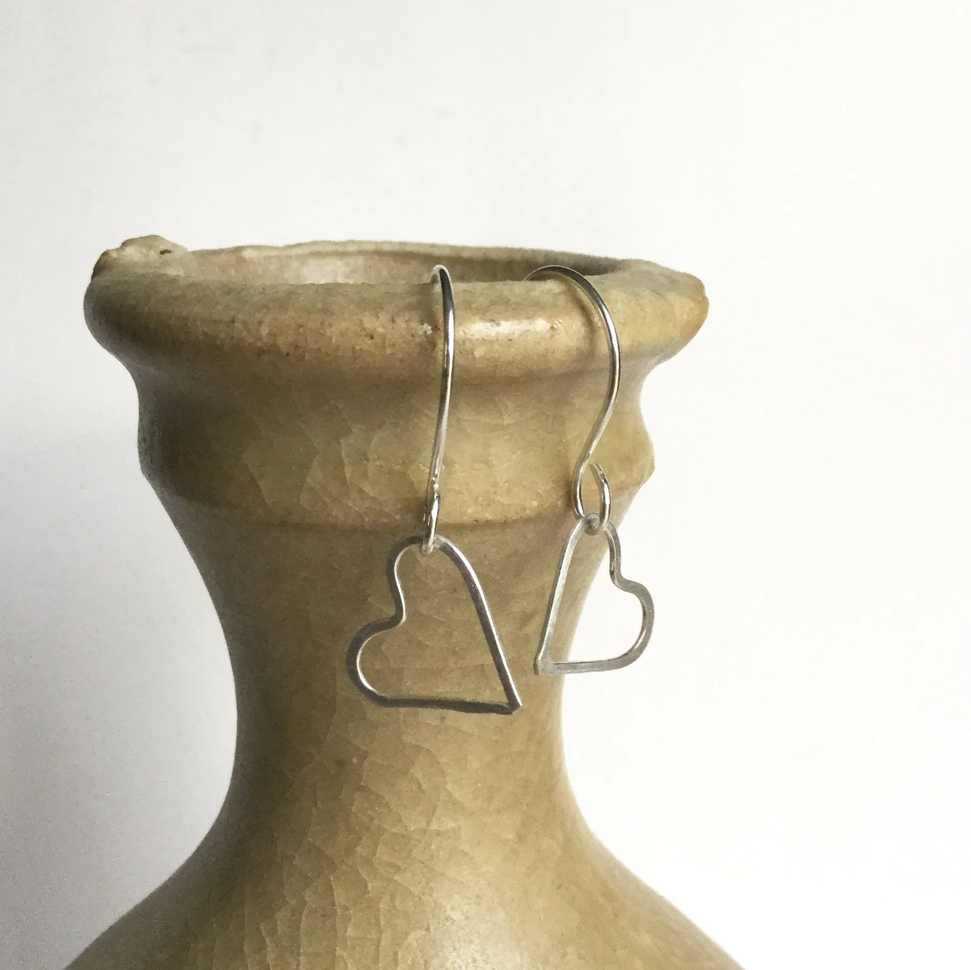 Wire Heart Earrings