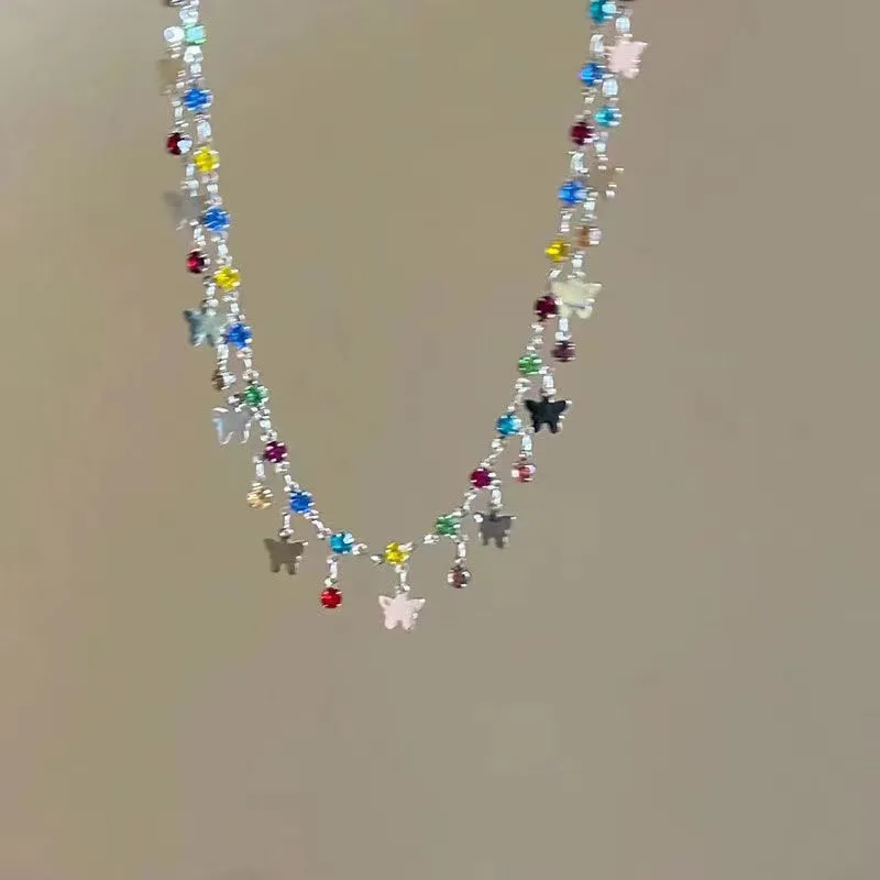 XN059 - Layered Colorful Necklace
